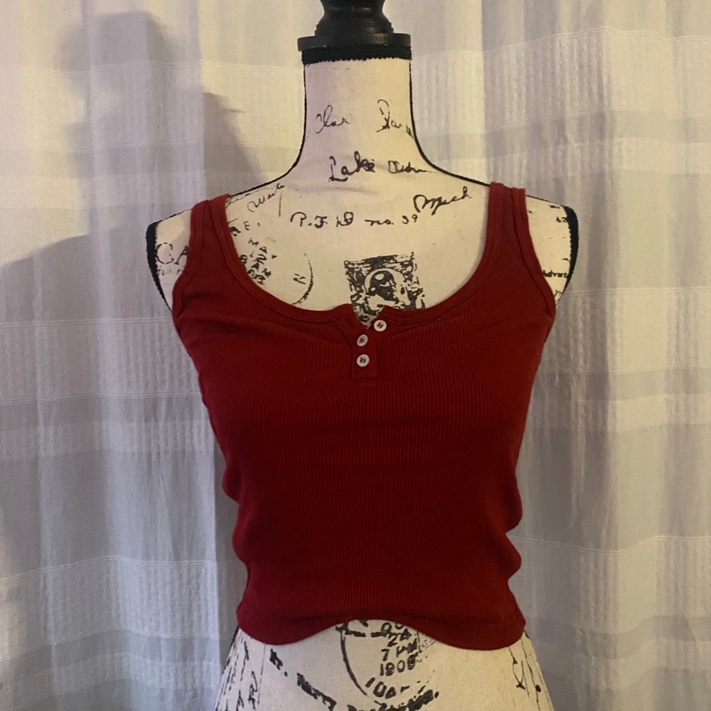 Red brandy Melville tank